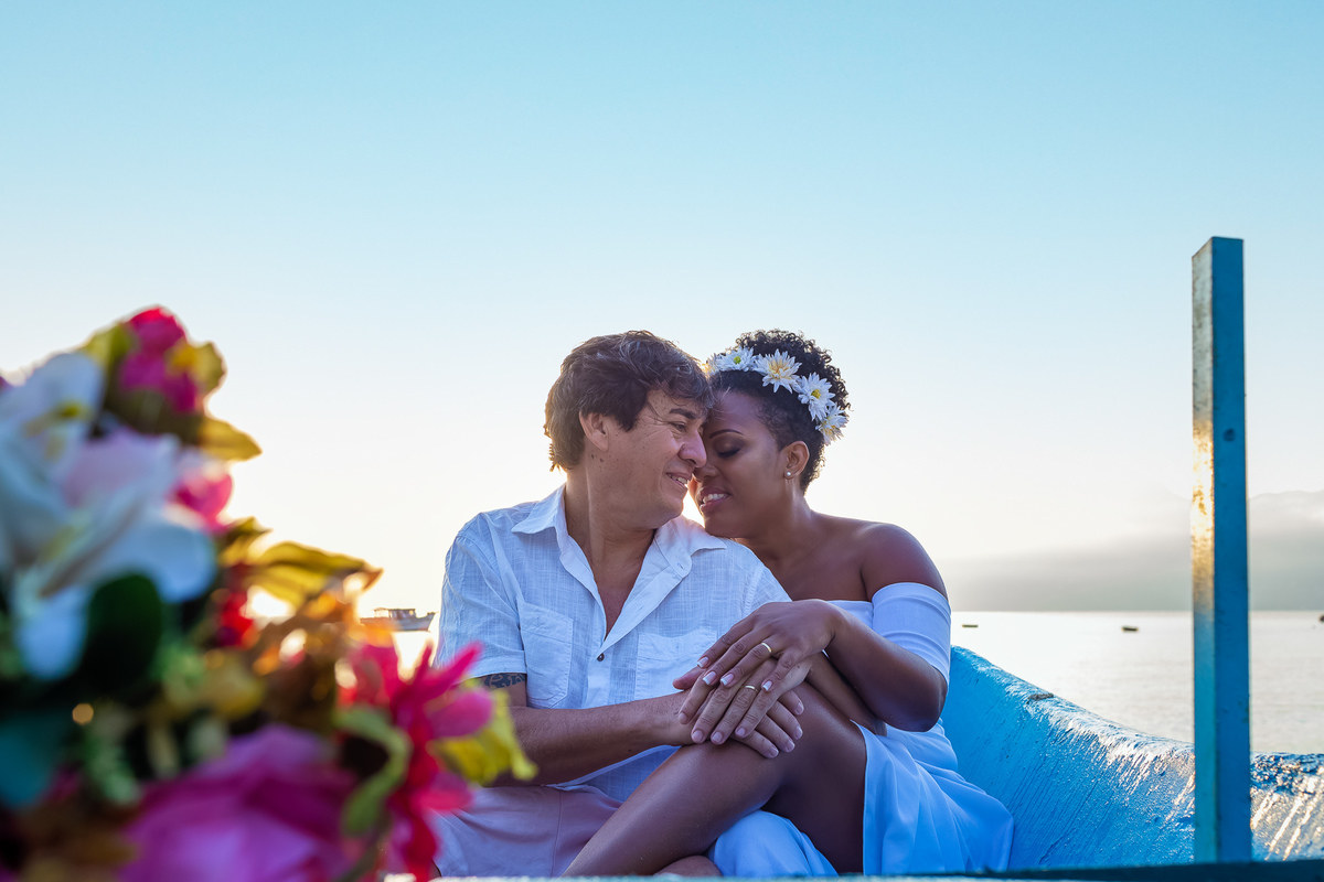 Wedding na praia - Casamento na Praia - São Sebastião - Wedding de Paulo e Michele na praia