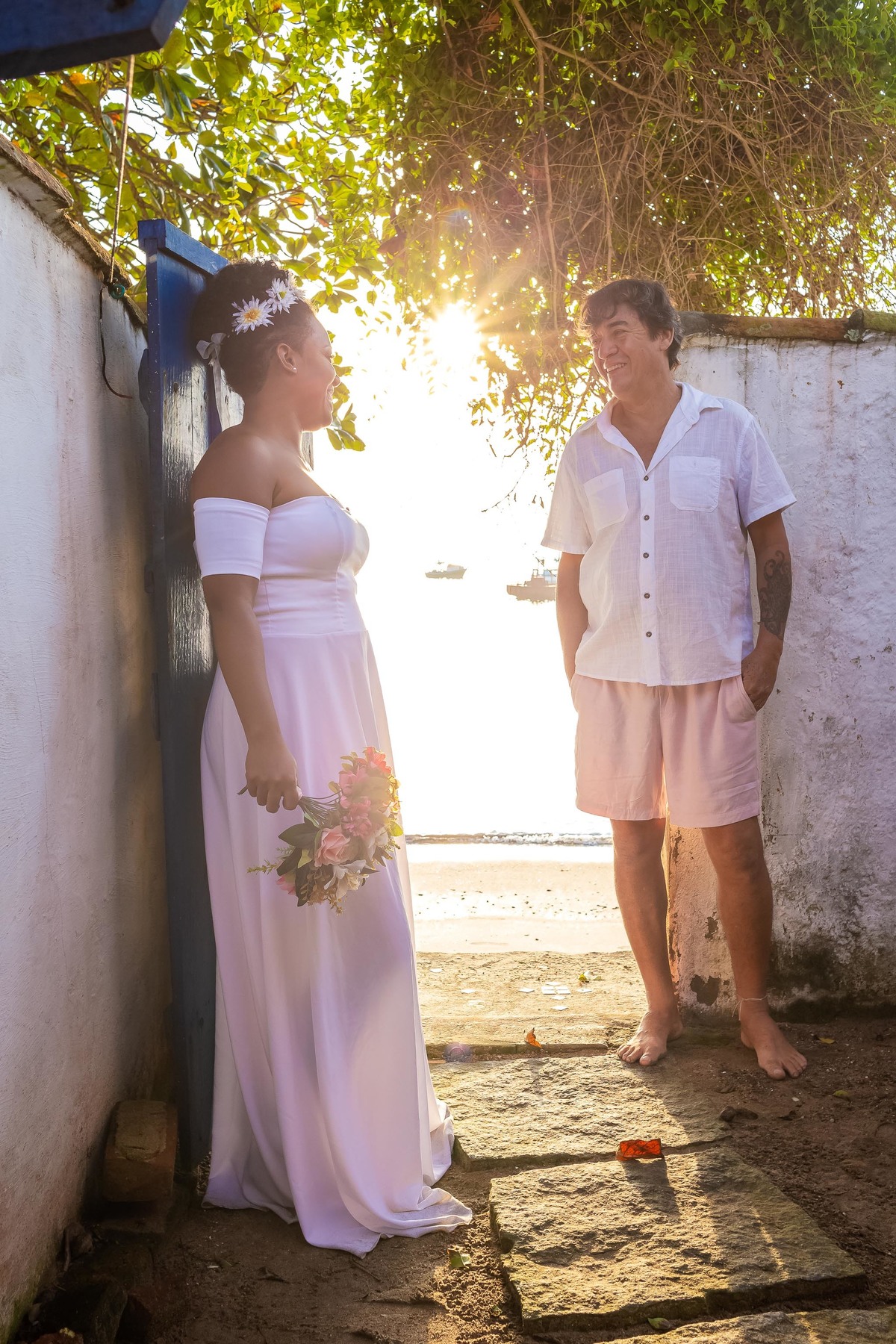 Wedding na praia - Casamento na Praia - São Sebastião - Wedding de Paulo e Michele na praia