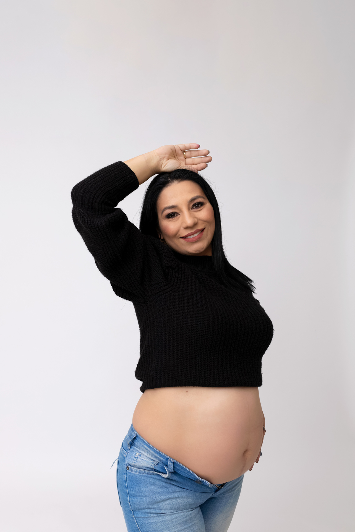 Ensaio gestante em Caraguatatuba - Ensaio gestante estúdio - Estúdio Fotógrafico Caraguatatuba - Gestante Grazi - Fotógrafa Caraguatatuba