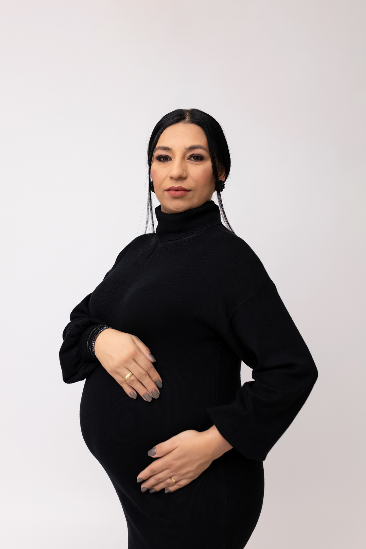 Ensaio gestante em Caraguatatuba - Ensaio gestante estúdio - Estúdio Fotógrafico Caraguatatuba - Gestante Grazi - Fotógrafa Caraguatatuba