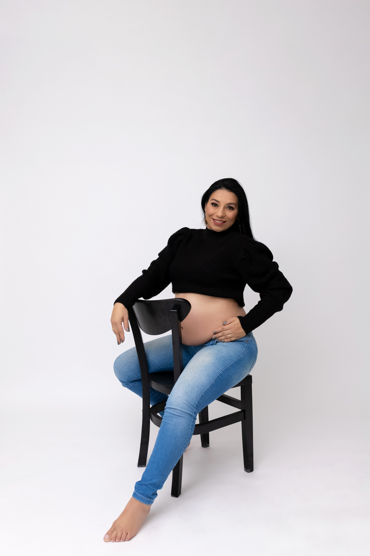 Ensaio gestante em Caraguatatuba - Ensaio gestante estúdio - Estúdio Fotógrafico Caraguatatuba - Gestante Grazi - Fotógrafa Caraguatatuba