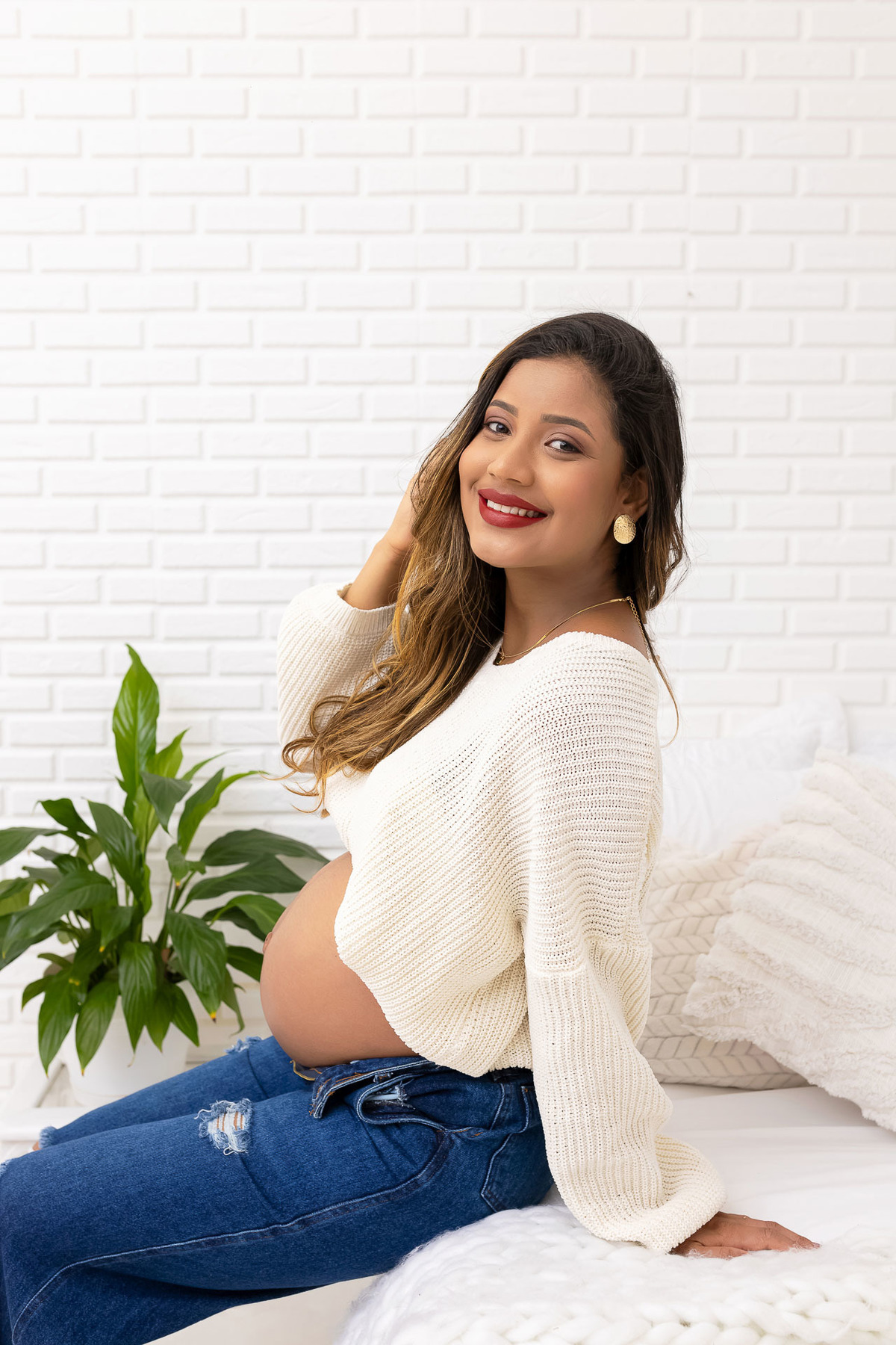 Ensaio gestante em Caraguatatuba - Ensaio gestante estúdio - Estúdio Fotógrafico Caraguatatuba - Gestante Janine - Fotógrafa Caraguatatuba