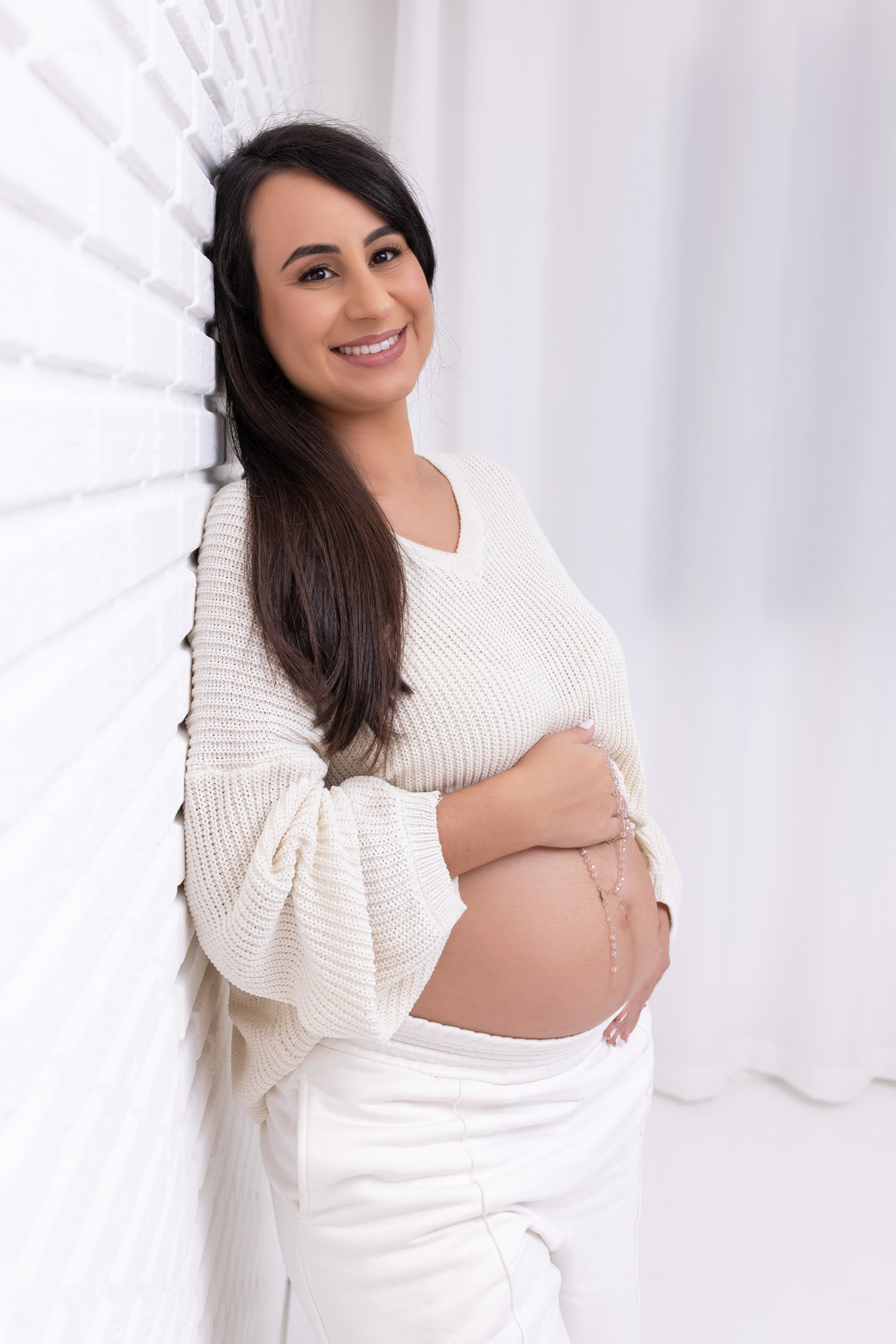 Ensaio gestante em Caraguatatuba - Ensaio gestante estúdio - Estúdio Fotógrafico Caraguatatuba - Gestante Caroline - Fotógrafa Caraguatatuba