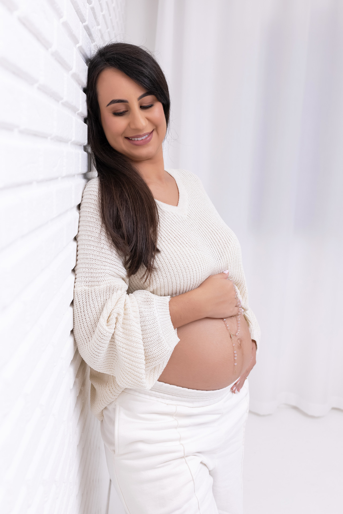 Ensaio gestante em Caraguatatuba - Ensaio gestante estúdio - Estúdio Fotógrafico Caraguatatuba - Gestante Caroline - Fotógrafa Caraguatatuba