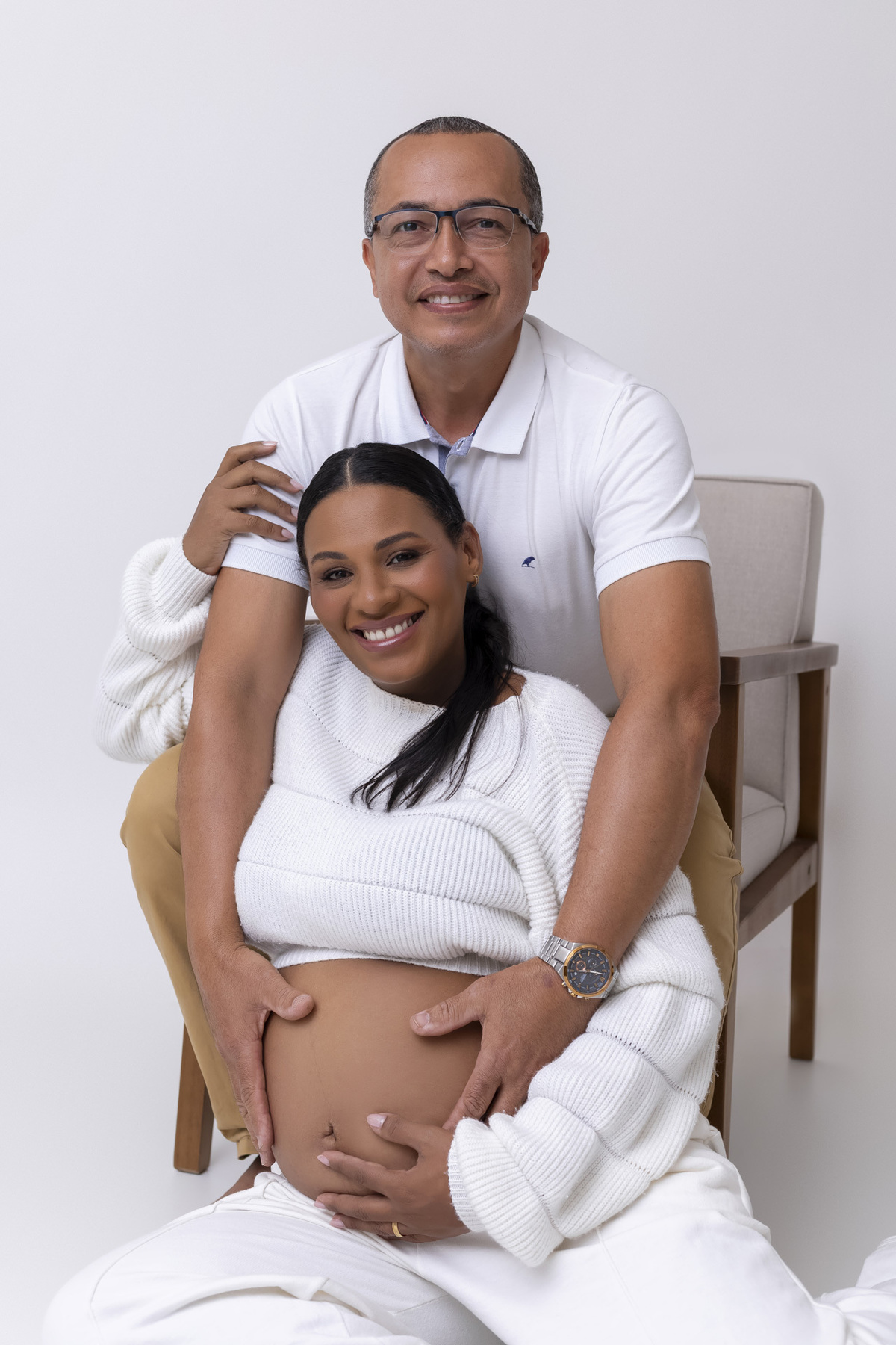 Ensaio gestante no estúdio - Ensaio gestante em Caraguatatuba - Ensaio gestante da Geiza