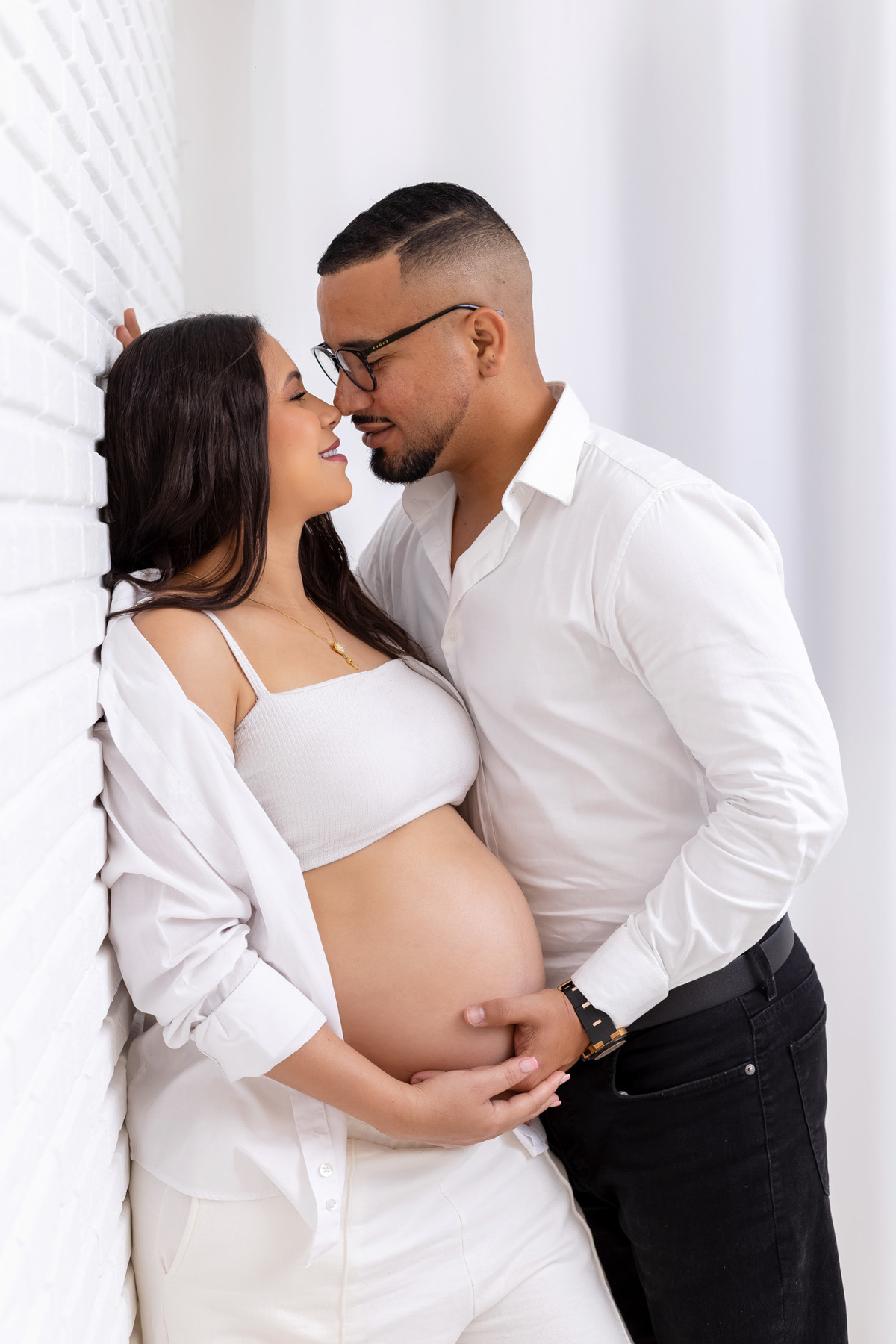 Ensaio gestante em Caraguatatuba | Gestante Paula | Ensaio no estúdio em Caraguatatuba