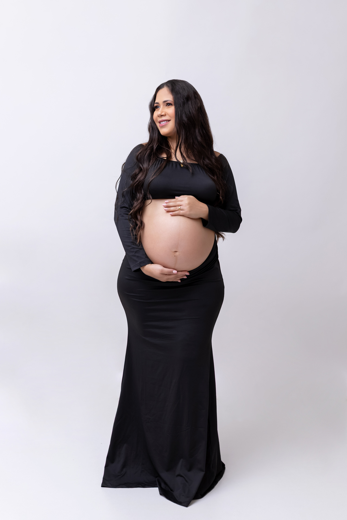 Ensaio gestante em Caraguatatuba | Gestante Paula | Ensaio no estúdio em Caraguatatuba