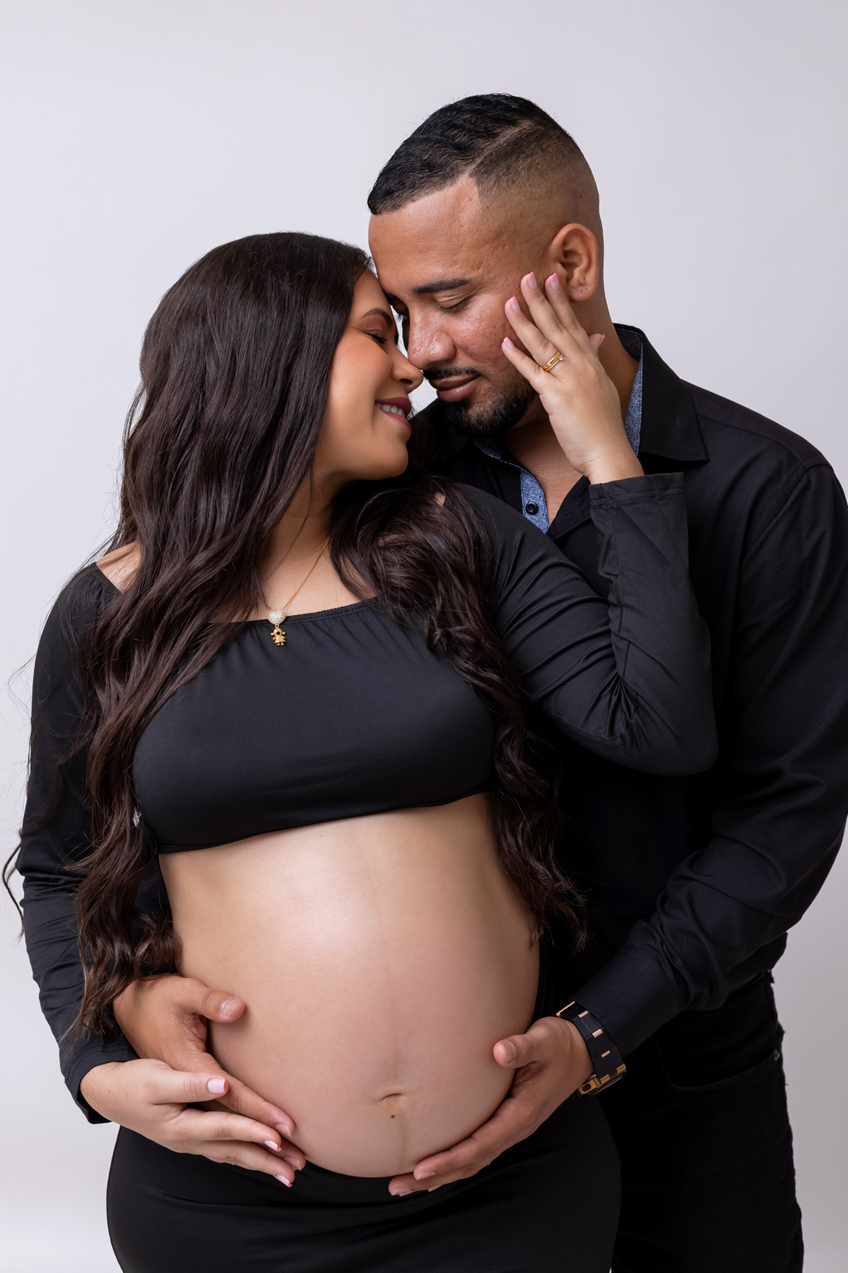 Ensaio gestante em Caraguatatuba | Gestante Paula | Ensaio no estúdio em Caraguatatuba