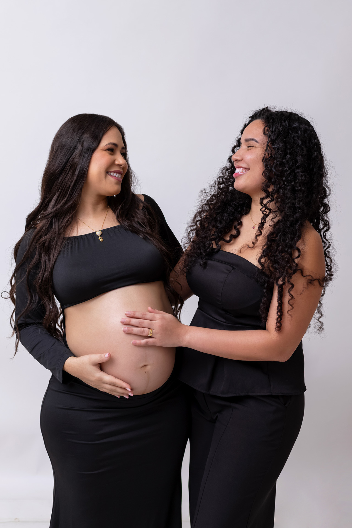 Ensaio gestante em Caraguatatuba | Gestante Paula | Ensaio no estúdio em Caraguatatuba