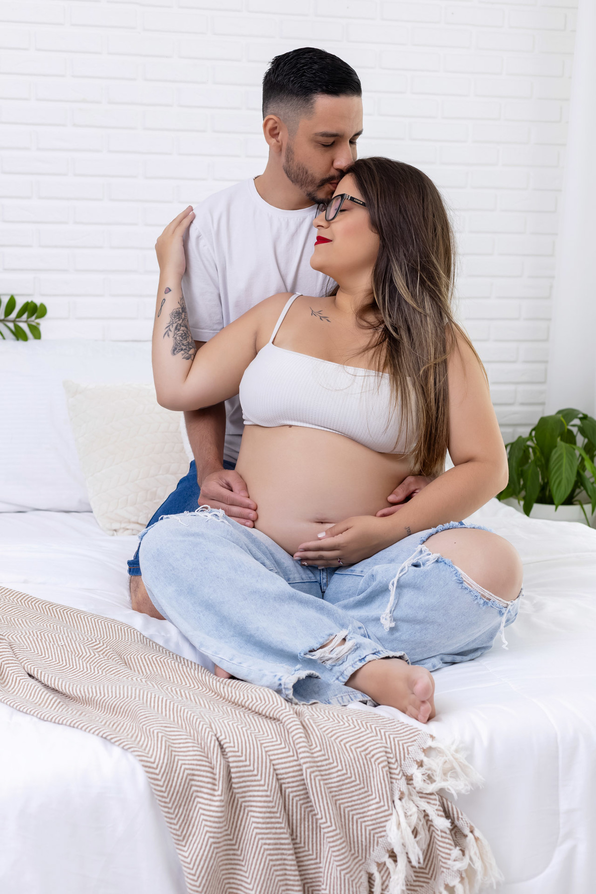 Ensaio gestante em Caraguatatuba com a Fernanda registrando a espera pelo bebê