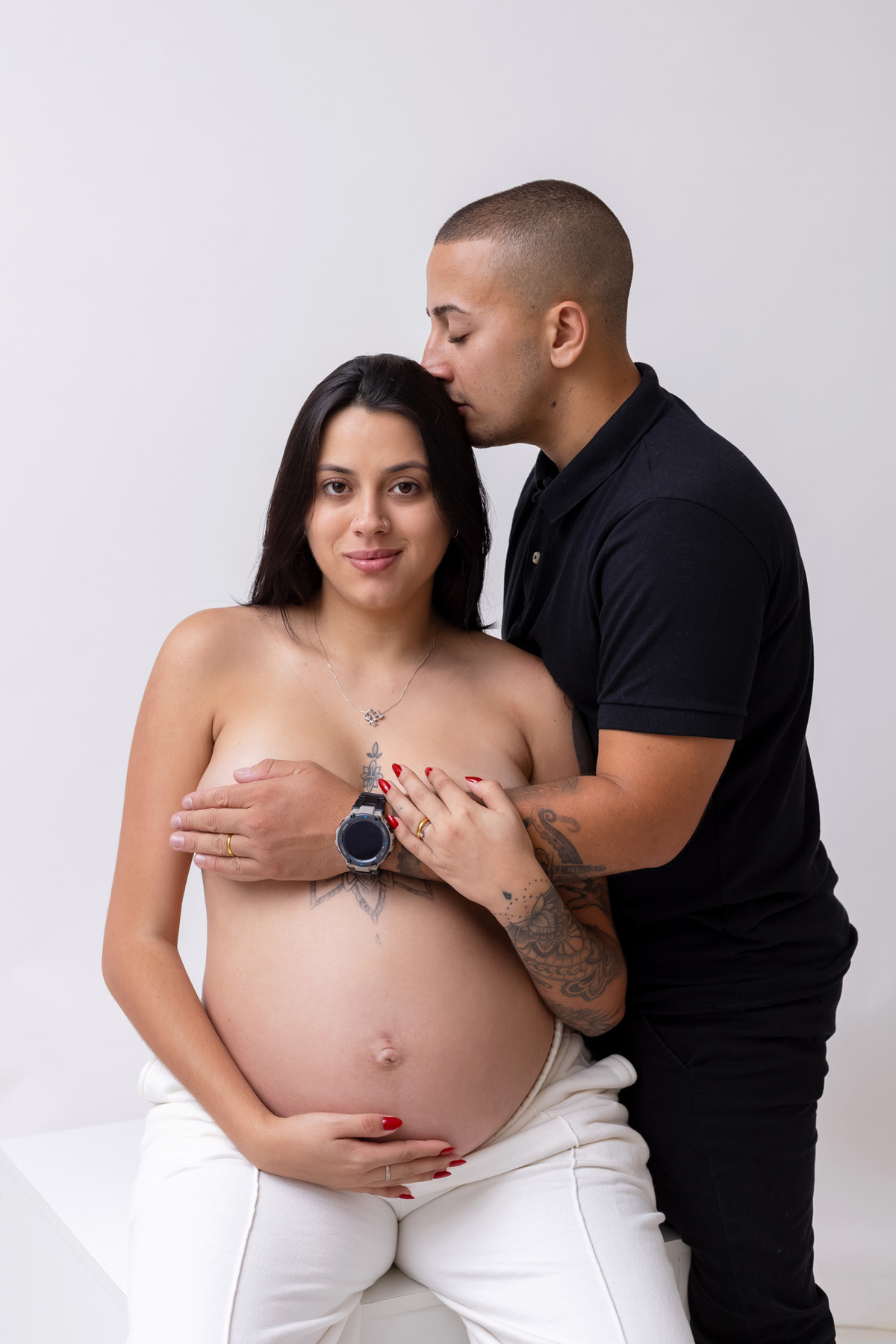 Ensaio gestante em Caraguatatuba registrando a doce espera do Heitor