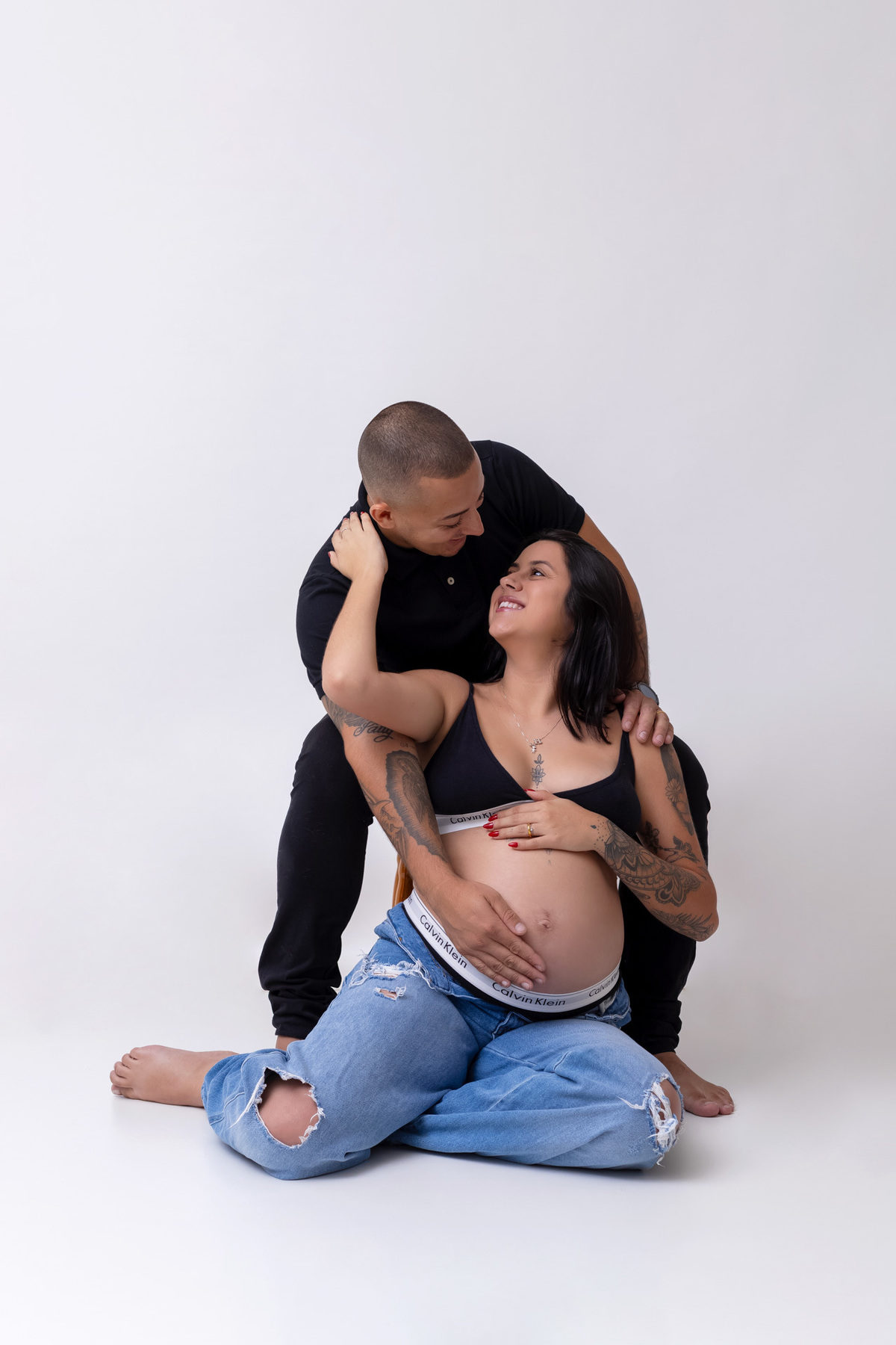 Ensaio gestante em Caraguatatuba registrando a doce espera do Heitor