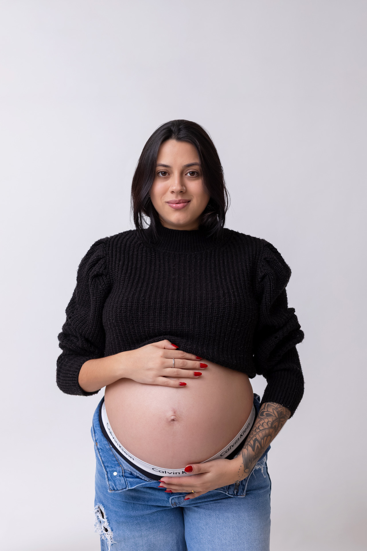 Ensaio gestante em Caraguatatuba registrando a doce espera do Heitor