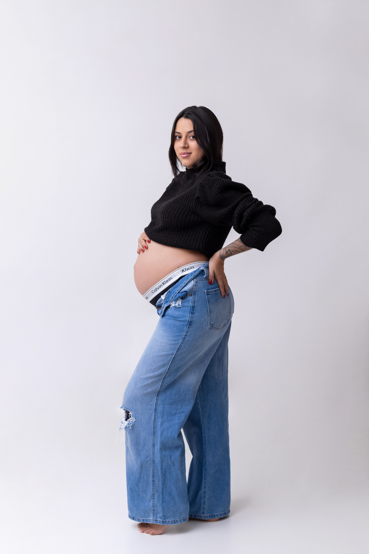 Ensaio gestante em Caraguatatuba registrando a doce espera do Heitor