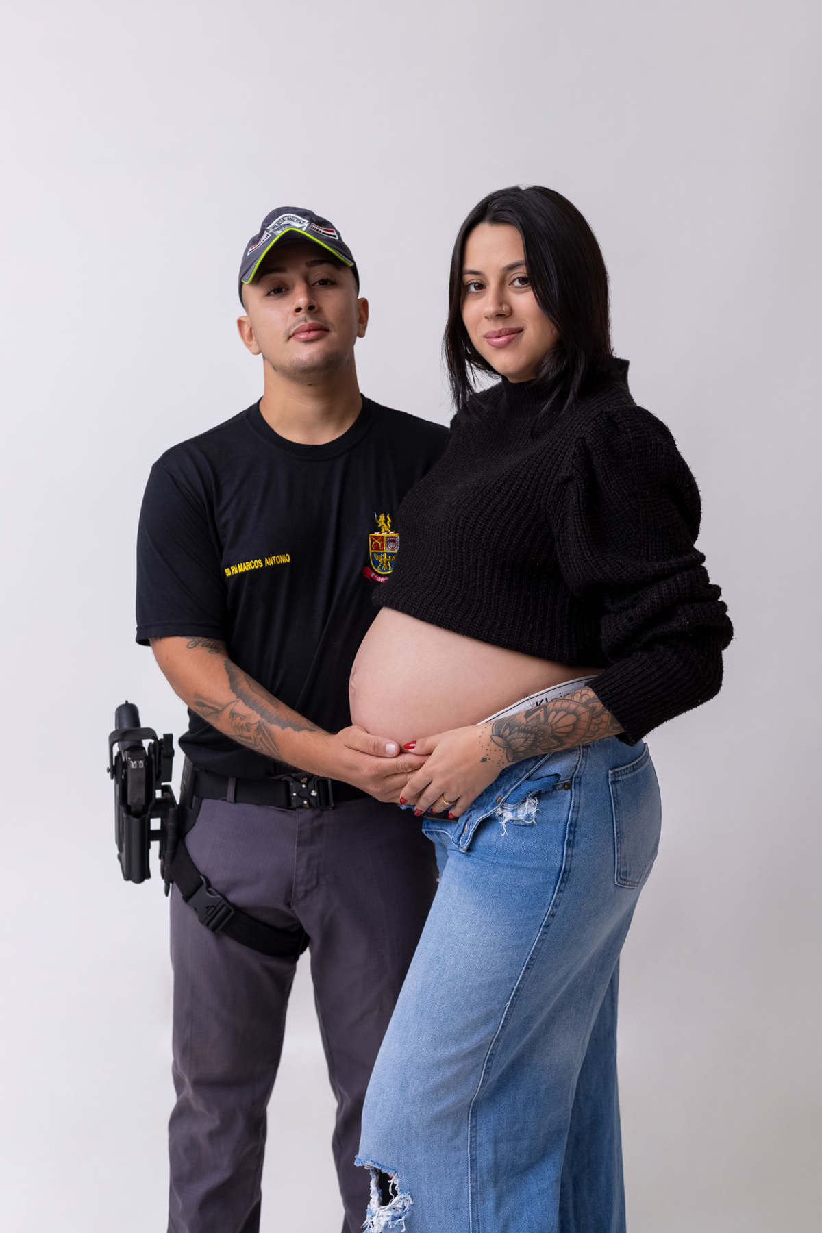 Ensaio gestante em Caraguatatuba registrando a doce espera do Heitor