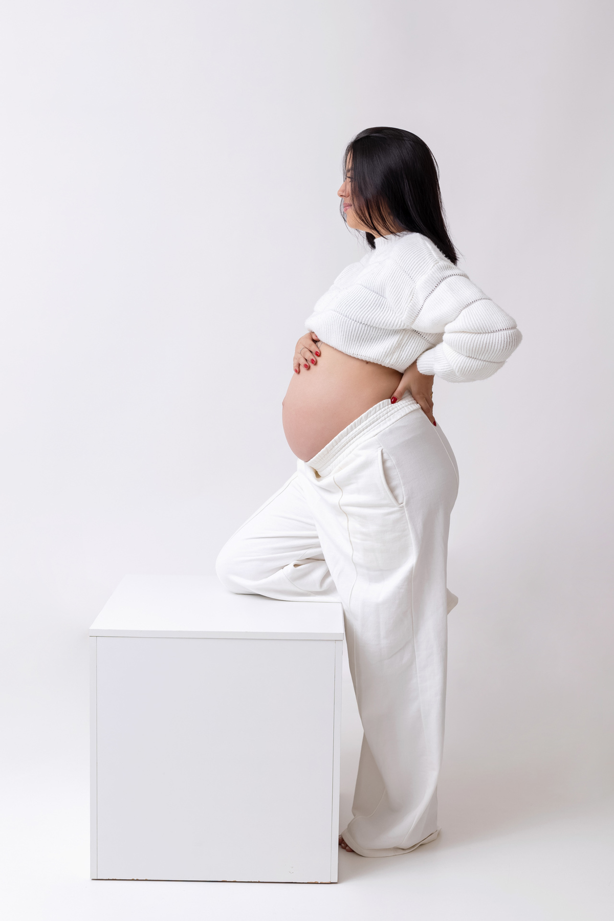 Ensaio gestante em Caraguatatuba registrando a doce espera do Heitor