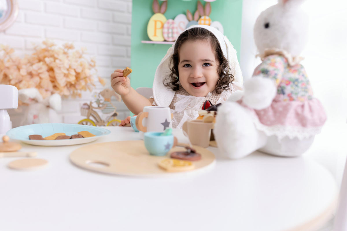 Chá com os Coelhos da Laís - Especial de Páscoa 2026