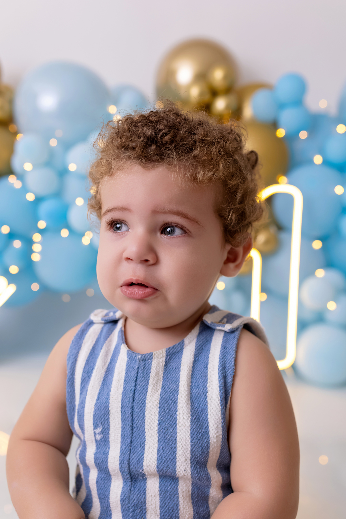 Smash the Cake Caraguatatuba - Ensaio primeiro aninho - mundo azul
 - Ensaio fotográfico infantil - Estúdio On Click Fotografia - Smash the cake 