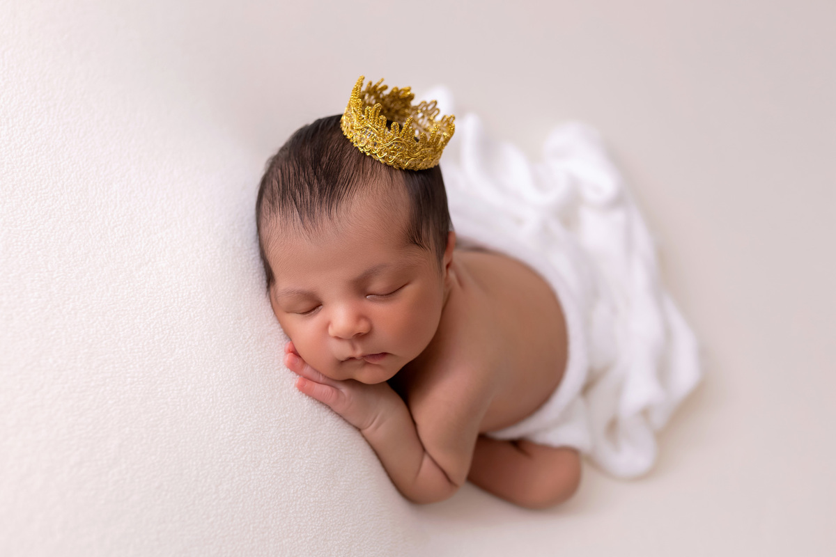 recém-nascido no Ensaio newborn da On Click Fotografia