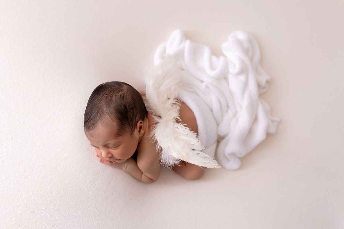 recém-nascido no Ensaio newborn da On Click Fotografia