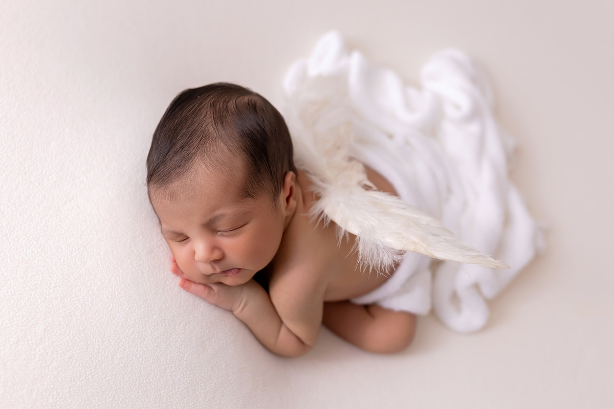recém-nascido no Ensaio newborn da On Click Fotografia