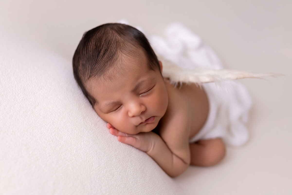 recém-nascido no Ensaio newborn da On Click Fotografia