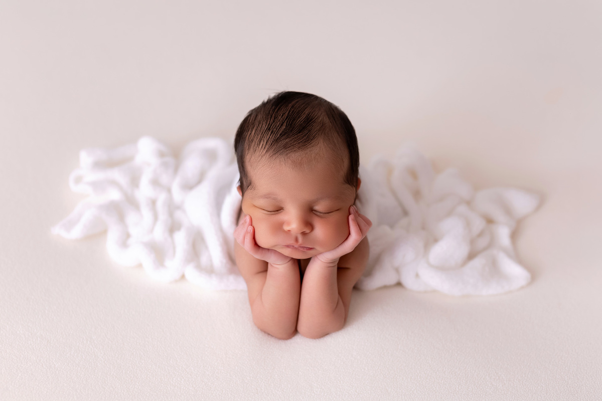 recém-nascido no Ensaio newborn da On Click Fotografia