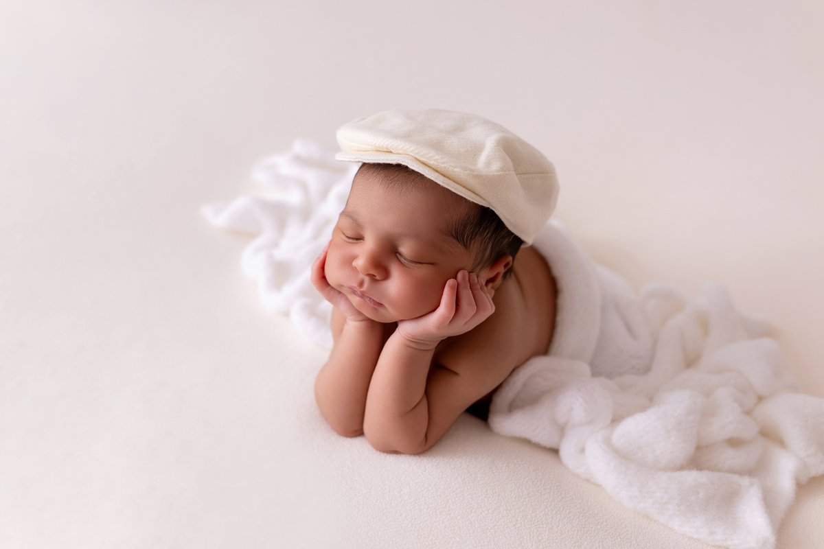recém-nascido no Ensaio newborn da On Click Fotografia