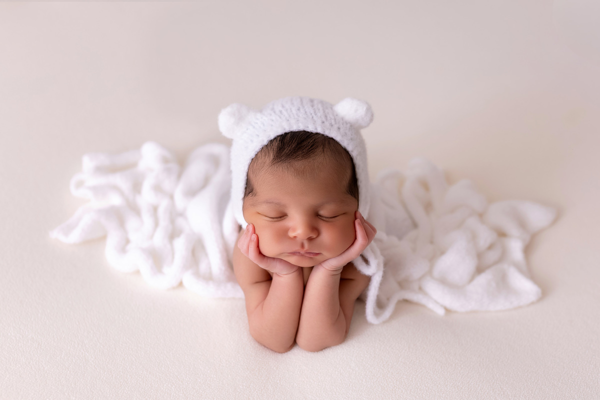 recém-nascido no Ensaio newborn da On Click Fotografia
