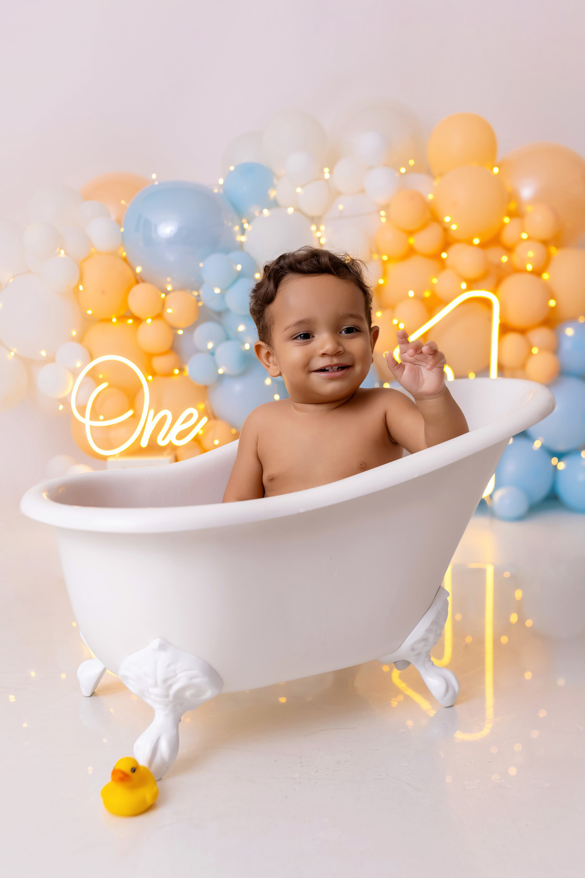 Ensaio de 1 Ano do Luiz com Bolo de Melão e Fotos em Família | On Click Fotografia