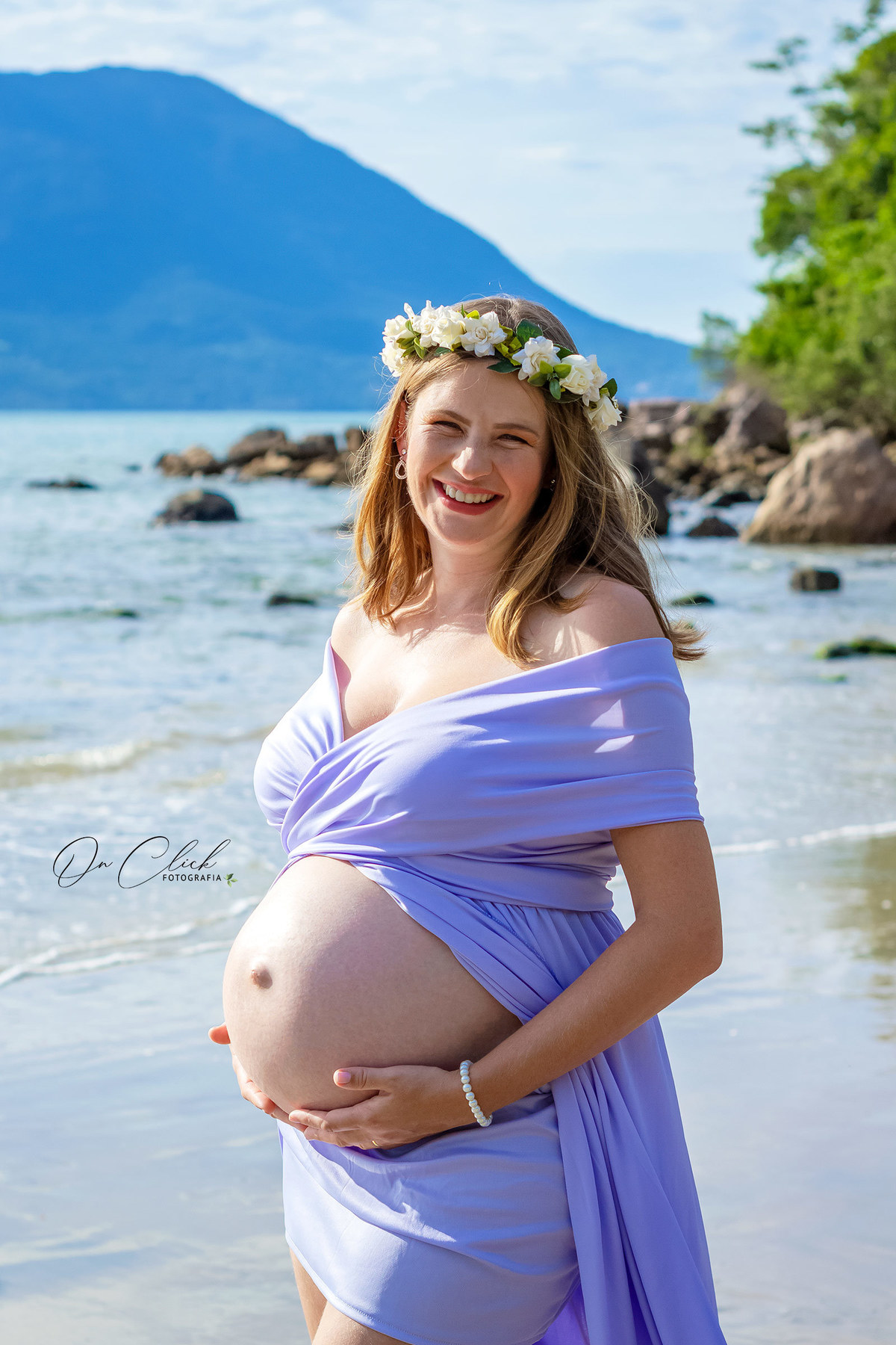 Ensaio Gestante - São Sebastião -  Gestante Carina