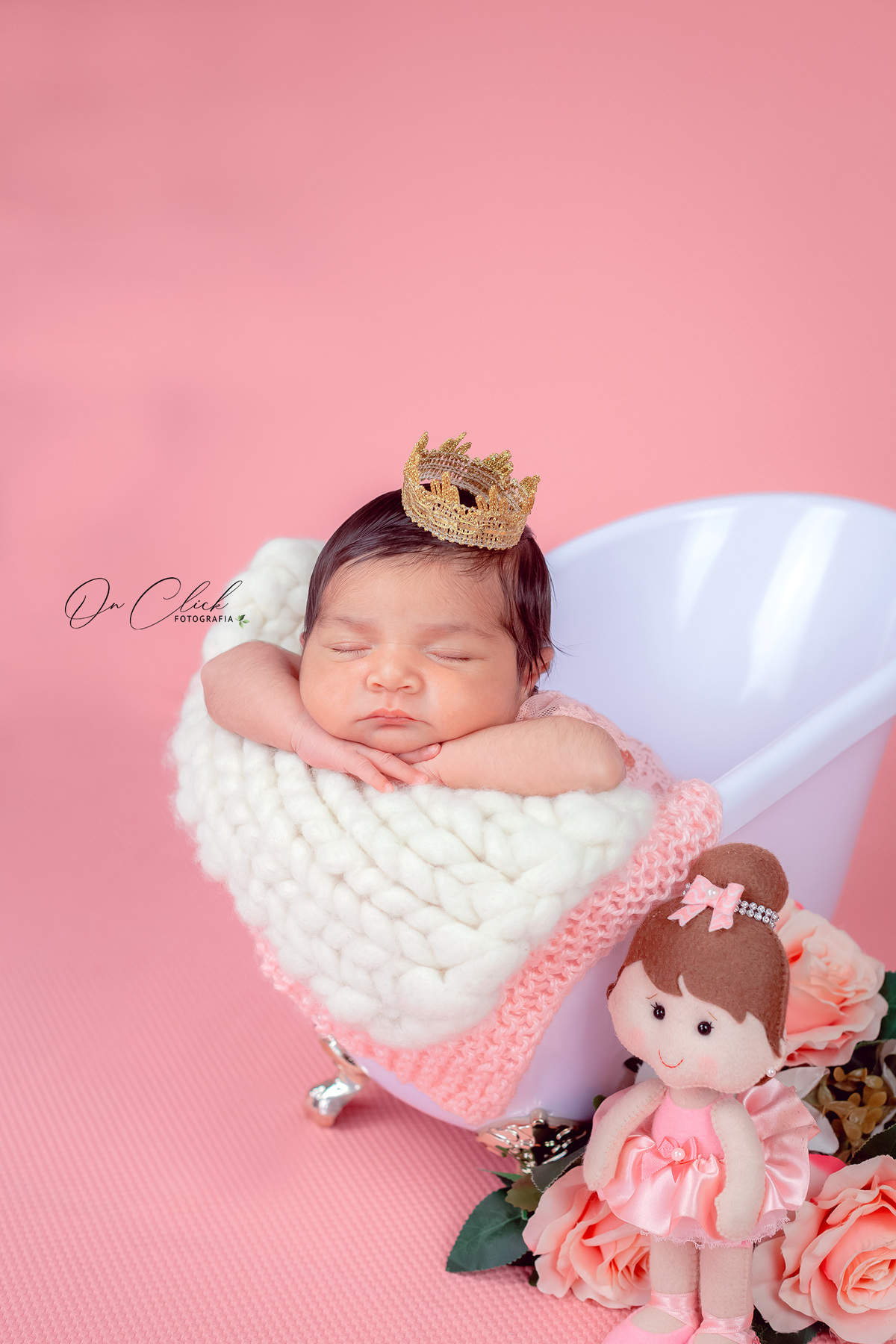 Newborn Caraguatatuba - ANNE LOUISE - On Click Fotografia