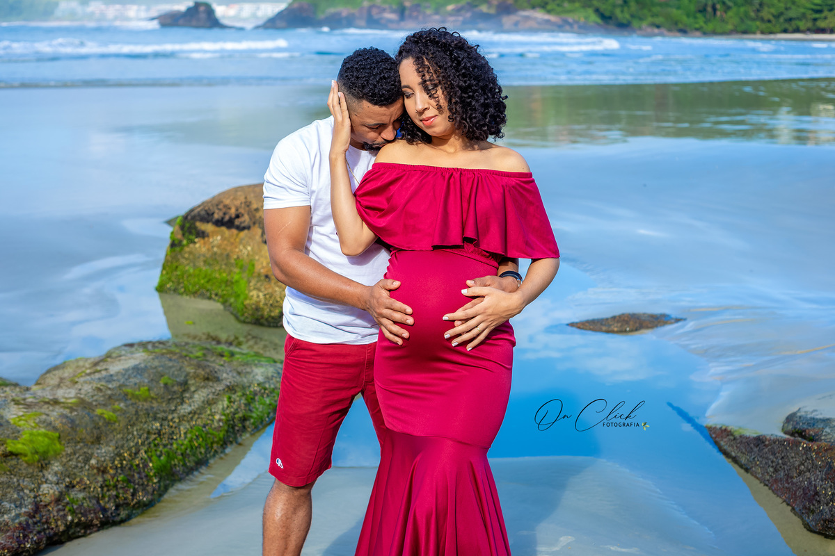 Ensaio Gestante - Ubatuba - On Click Fotografia - Fotografo Ubatuba
