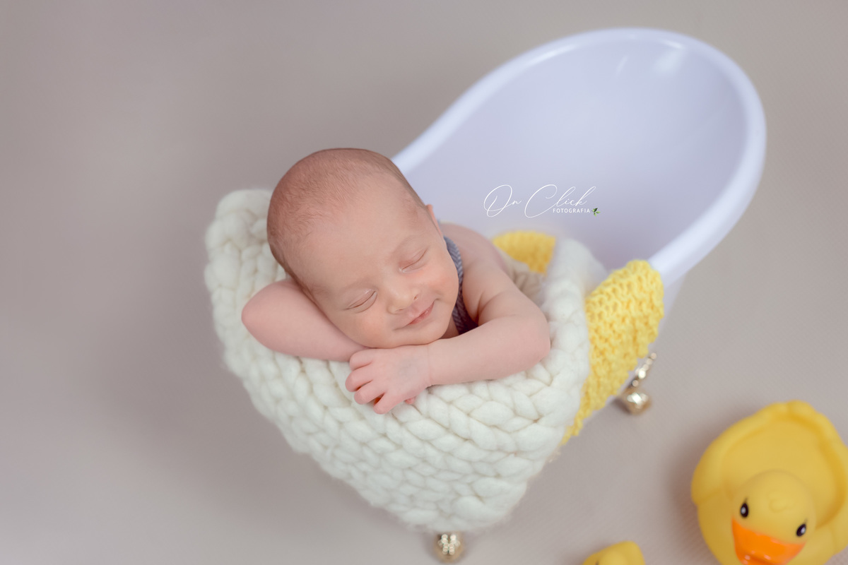 Ensaio newborn - Caetano - Caraguatatuba - On Click Fotografia