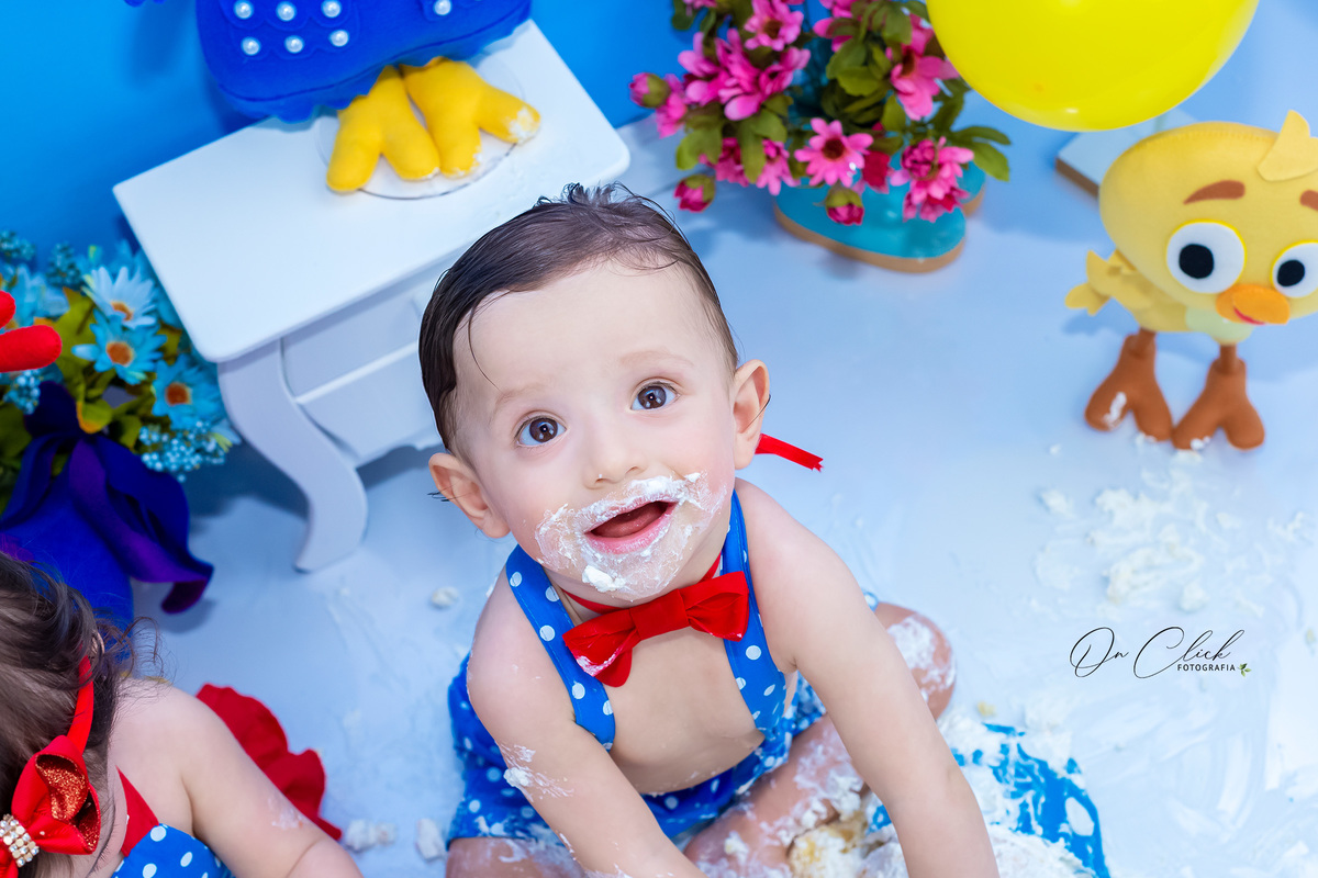 Smash the Cake - Caraguatatuba - On Click Fotografia - Helena e Kaique - 