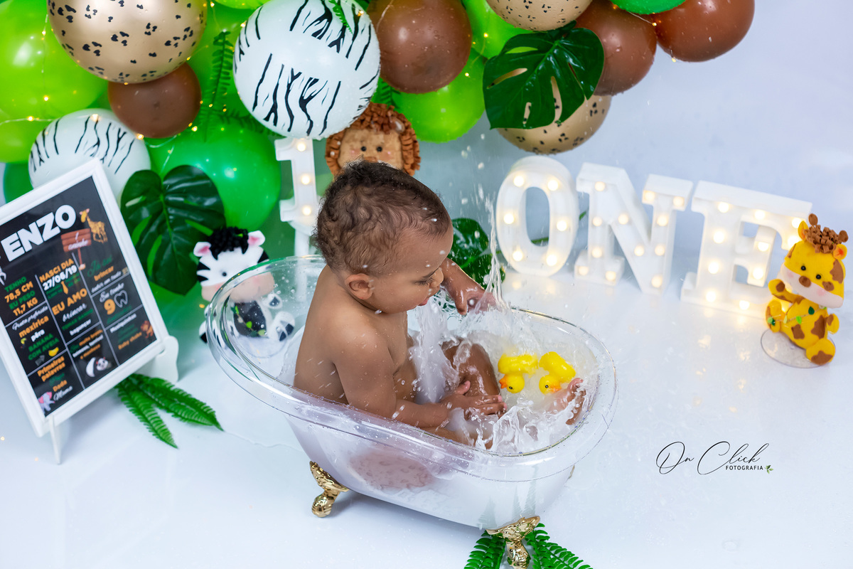 Smash the Cake Safari- Enzo - Caraguatatuba - On Click Fotografia