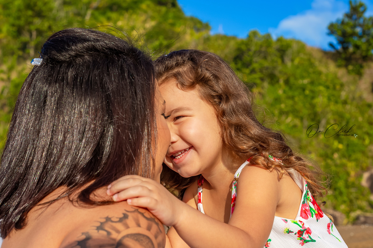 Ensaio Gestante - Caraguatatuba - Mamãe Briene - Praia da Lagoa Azul - On Click Fotografia