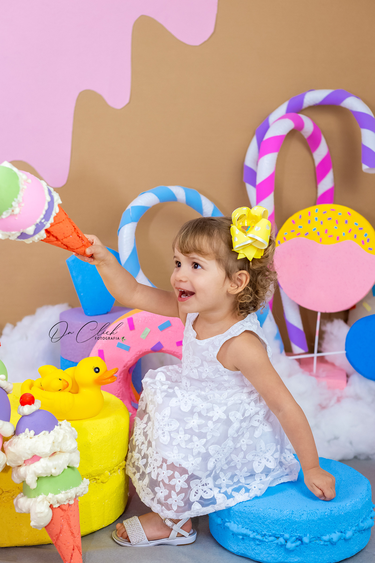 Mundo doce - Mini Sessão Dia das Crianças - On Click Fotografia - Melina