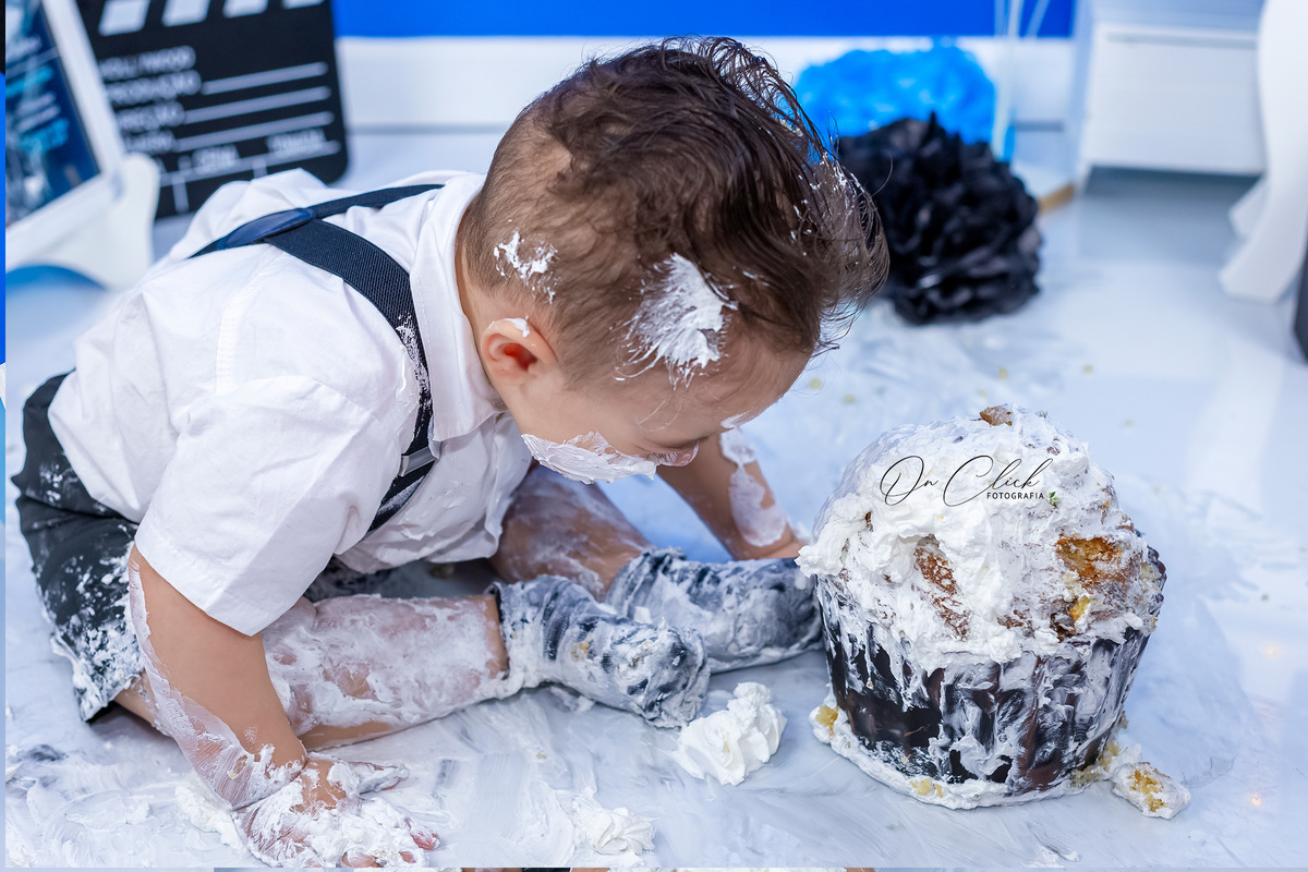 Smash the Cake O Poderoso Chefinho - Samuel - Caraguatatuba - On Click Fotografia