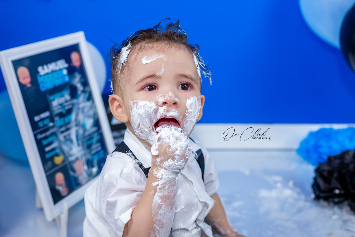 Smash the Cake O Poderoso Chefinho - Samuel - Caraguatatuba - On Click Fotografia