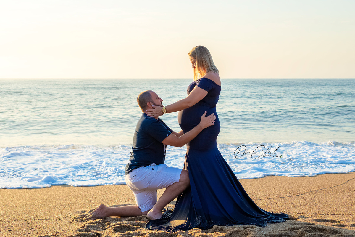 Ensaio Gestante - Caraguatatuba - Mamãe Juliana - Praia da Lagoa Azul / Caraguatatuba - On Click Fotografia