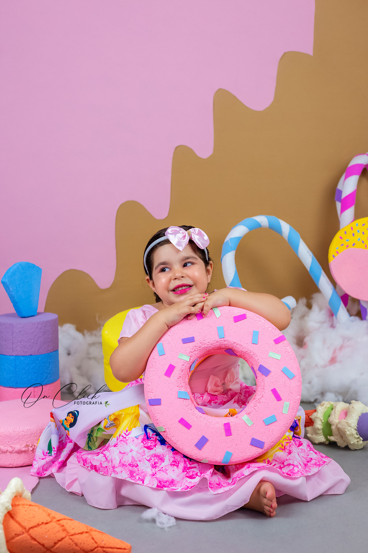 Mundo doce - Mini Sessão Dia das Crianças - On Click Fotografia 