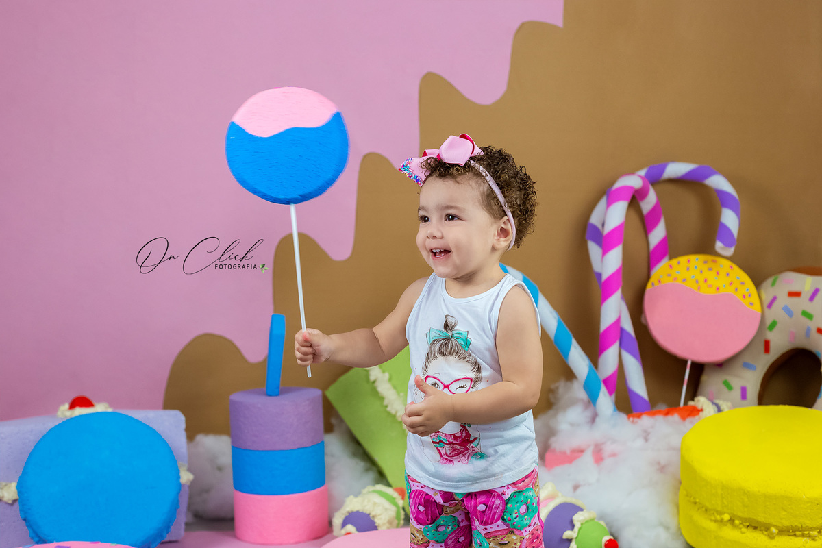 Mundo doce - Mini Sessão Dia das Crianças - On Click Fotografia 