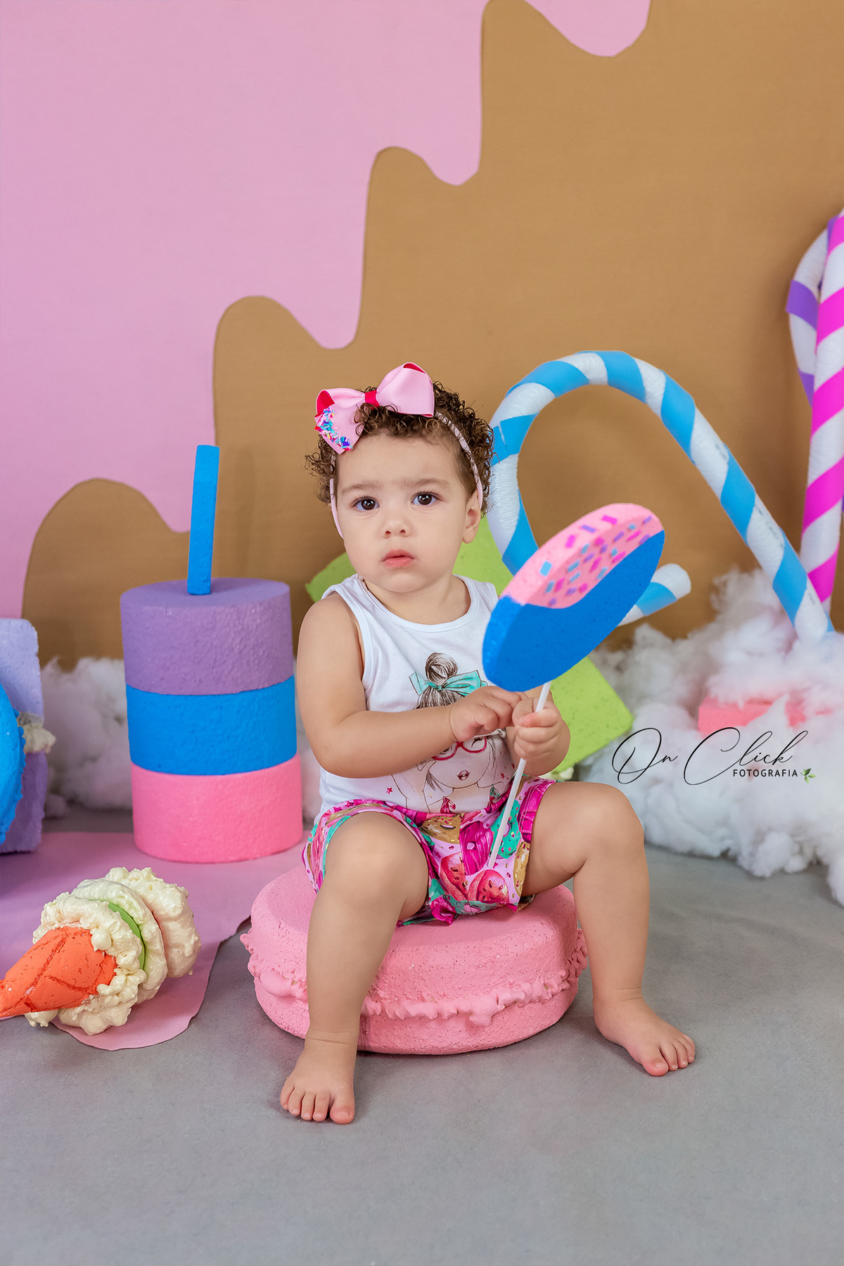 Mundo doce - Mini Sessão Dia das Crianças - On Click Fotografia 