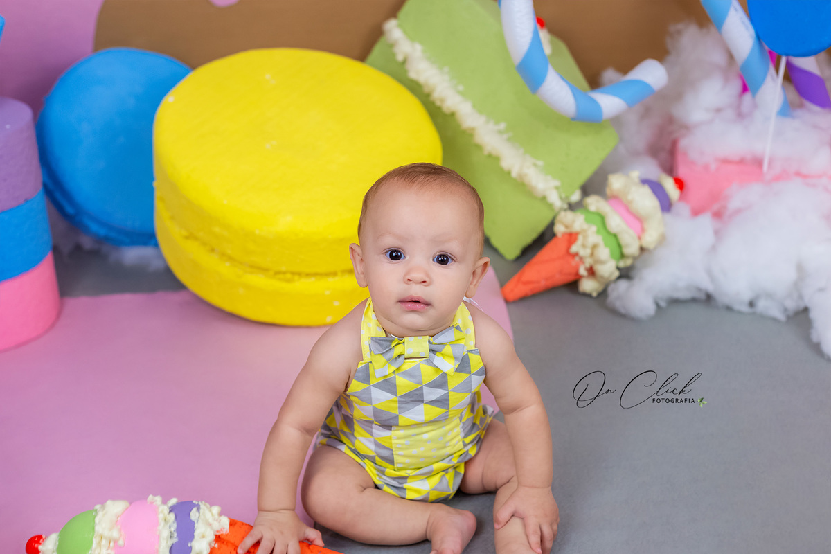 Mundo doce - Mini Sessão Dia das Crianças - On Click Fotografia 