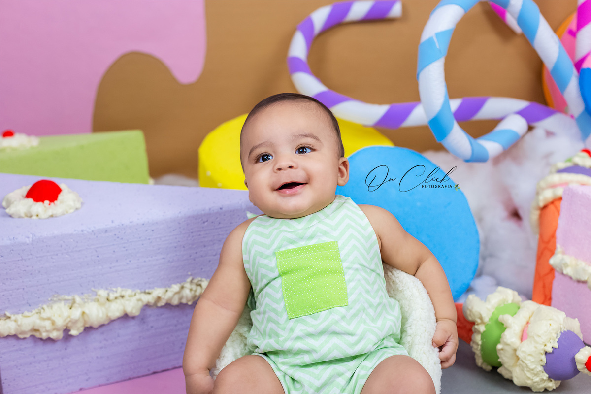 Mundo doce - Mini Sessão Dia das Crianças - On Click Fotografia 