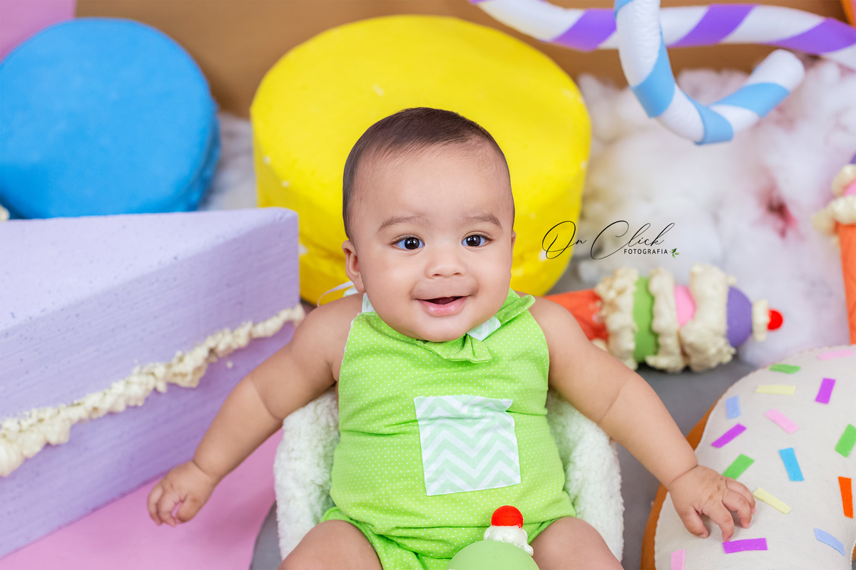 Mundo doce - Mini Sessão Dia das Crianças - On Click Fotografia 