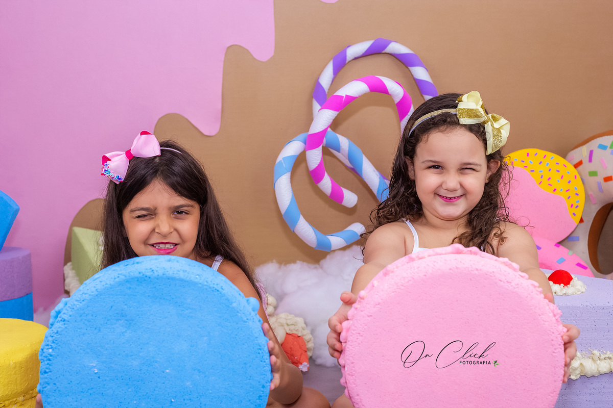Mundo doce - Mini Sessão Dia das Crianças - On Click Fotografia 