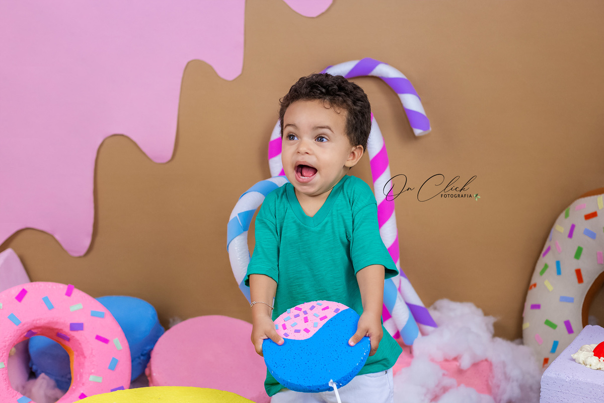 Mundo doce - Mini Sessão Dia das Crianças - On Click Fotografia 