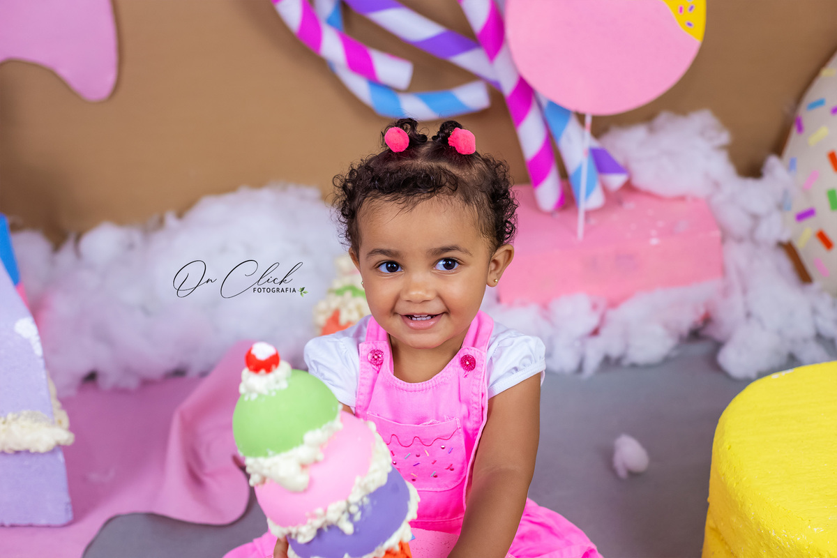 Mundo doce - Mini Sessão Dia das Crianças - On Click Fotografia 